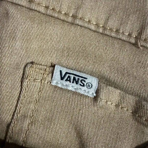 Vans Tan Jean Shorts Cut-Off Style - Picture 3 of 5